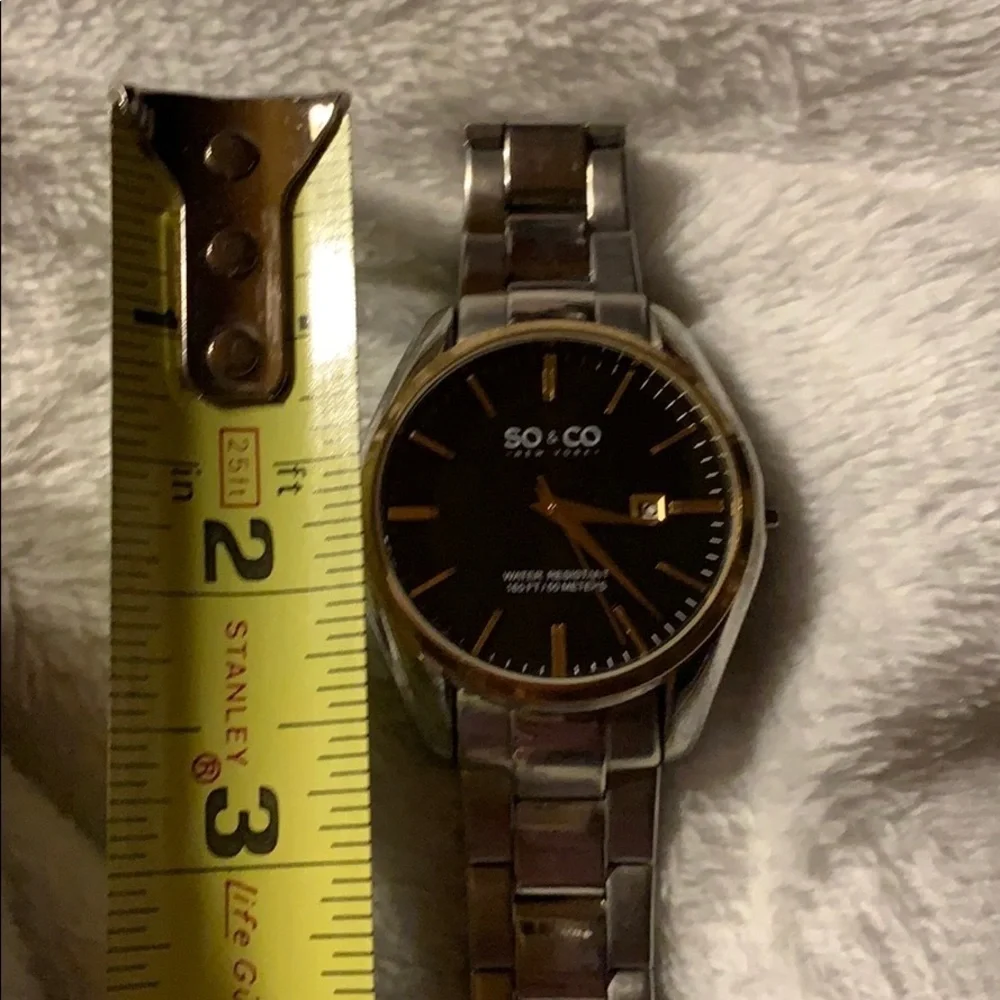 SO & CO New York Water Resistant Men’s Watch